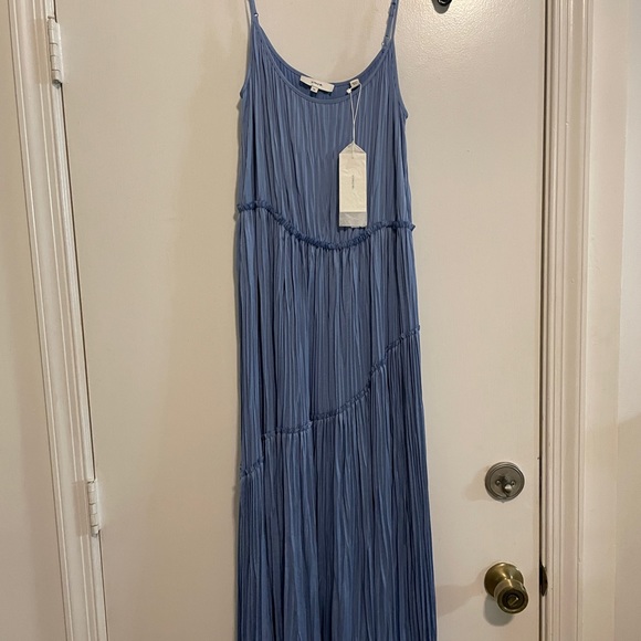 Vince Maxi Blue Maxi Dress - Picture 5 of 9